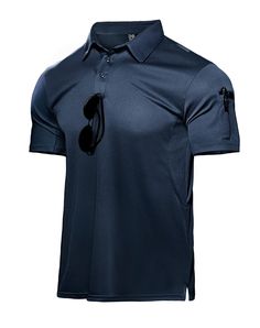 PRICES MAY VARY. Haimont Performance Polo shirts are made of 100% polyester for breathable, quick dry, lightweight, moisture wicking and comfortable soft to keep you cool and dry. Dry fit Polo Shirts: Men's quick dry polo with gusseted mesh underarm increases ventilation. Split vents at side seams let in air and help to enhance mobility. Functional Designs: Classic Polo with no-roll collar and 3-button placket front with sunglasses loop, reinforced dual pen pockets on left sleeve, Integrated mic Military Short Sleeve Outdoor Shirt, Outdoor Military Short Sleeve Shirt, Functional Short Sleeve Polo Shirt For Outdoor, Military Short Sleeve Shirt For Outdoor, Military Style Short Sleeve Outdoor Shirt, Military Style Short Sleeve Outdoor Tops, Military Style Short Sleeve Tops For Outdoor, Tactical Short Sleeve Tops For Outdoor, Functional Moisture-wicking Shirt For Outdoor