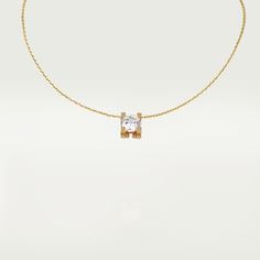 Cartier - C de Cartier necklace - Necklace Woman Gold/Diamond - C Cartier necklace, yellow gold 750/1000, set with a brilliant-cut diamond available in 0.50 to 0.79 carats and 1.00 to 1.99 carats. Please note that the carat weight, number of stones and product dimensions will vary based on the size of the creation you order. For detailed information please contact us. Necklace Woman, Cartier Necklace, Necklace Necklace, Brilliant Cut Diamond, The Creation, Cartier, Gold Diamond, Womens Necklaces, Jewelry Necklaces