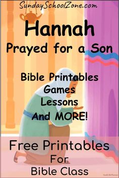 a poster with the words hamah prayer for a son, bible printables and more