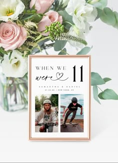 This Photo Table Numbers is a digital editable template, using Templett.com. Edit right in your web browser. It features an elegant typography and Minimalist style. Such a stylish Childhood Ages Table Numbers template will be the perfect touch for your Wedding, Rehearsal dinner, Reception Dinner, Engagement party, Vow Renewal, Bridal Shower, Bachelorette Party or other event. You will receive an access link within minutes after purchase to your email. Make your edits (wording, font, background c Age Photo Table Numbers, Table Numbers With Pictures At Each Age, Age Table Numbers, Table Numbers With Pictures, Minimalist Table Numbers, Photo Table Numbers, Font Background, Numbers Template, Wedding Minimalist