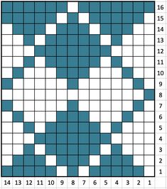 a blue and white crossword puzzle with numbers on it, as well as the number one