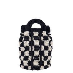 A stylish and sustainable way to go hands-free, this backpack is hand-crocheted and 100% vegan. Even better, exterior and interior pockets help keep you organized on the go. Crochet Small, Crochet Mushroom, Seminyak, The Sak, Small Backpack, Way To Go, Shiny Silver, Hand Crochet, Hands Free