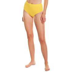 This Is A Bottom Only, Coordinating Top Sold Separately Color/Pattern: Sun Design Details: Contrast High-Rise Waistband Slip-On Styling Moderate Seat Coverage 80% Polyamide, 20% Lycra Hand Wash Imported Yellow Brief Swimwear For Summer, High Waist Stretch Tankini For Spring, Yellow Seamless Swimwear For Spring, Yellow Seamless Bottoms For Summer, Seamless Yellow Bottoms For Summer, Yellow High Waist Stretch Swimwear, Spring Yellow Seamless Bottoms, Yellow Stretch Tankini, Yellow Stretch Seamless Swimwear