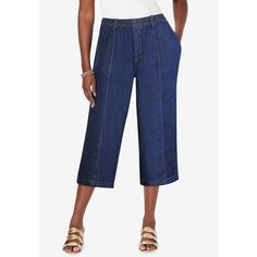 These straight-leg capris offer both utmost comfort and style—designed with a comfort-stretch waistband and crafted to perfectly fit your curves, these are the jeans you'll want to wear every day. The Jeans, Fitness Fashion, Capri, Every Day, Straight Leg, Target, Drive, Plus Size, Fashion Design