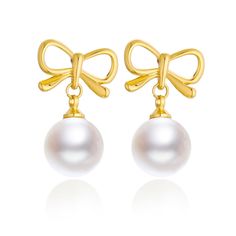 PRICES MAY VARY. Fashion Design: These pearl bow earrings are classic and elegant so that girls and women of any age can enjoy them. If you are looking for the perfect pearl earrings, don't miss it! Optimal Size: The length of the pearl bow earrings is 0.9in, the width is 0.59in, weight is 0.2oz/pair, our metals are lead-free, nickel-free, and hypoallergenic. Pearl Bow Earrings: Our bow earrings are made of high quality material, light and durable. It is a good choice for everyday wear or for a Minimalist Earrings For Mother's Day, Elegant White Earrings For Mother's Day, Elegant Mother's Day Pearl Earrings For Pierced Ears, Elegant Drop Earrings For Mother's Day, Elegant Gold Pearl Earrings For Mother's Day, Mother's Day Dangle Pearl Earrings, Elegant Pearl Drop Earrings For Mother's Day, Elegant Butterfly Knot Earrings For Gift, Elegant Butterfly Knot Earrings For Formal Occasions