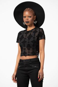 Killstar Clothing, Haute Mess, Ladakh India, Oversized Crop Top, Mesh Crop Top, Black Milk Clothing, St Kitts And Nevis, Night Outfits, Lifestyle Brands