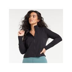 This women's FLX affirmation full zip jacket is the perfect choice to add style and comfort to your athleisure look.Click on this WOMEN'S GUIDE to find the perfect fit and more! TECHNOLOGIES & FEATURES Wicks moisture away from the body to keep you comfortable Buttery soft fabric feels great against your skin 4-way stretch fabric Full zip front 1 interior pocket Mockneck Long sleevesFIT & SIZING 22" from shoulder to hem Compression fitFABRIC & CARE Nylon, spandex Machine wash ImportedSUSTAINABILI Moisture-wicking Athleisure Hooded Jacket For Workout, Athleisure Moisture-wicking Nylon Track Jacket, Moisture-wicking Long Sleeve Training Outerwear, Black Moisture-wicking Long Sleeve Outerwear, Sporty Moisture-wicking Nylon Hooded Jacket, Petite Size Chart, 4 Way Stretch Fabric, Zip Jacket, Womens Size Chart