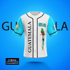 Guatemala Quetzal Jersey white color. This jersey is made unisex. Jersey Shirt, Los Angeles California, Guatemala, White Color, Custom Tshirts, Gender Neutral, Angeles, Adult Outfits, Ships