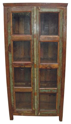 Moti Beach Cabinet 99001001 Wooden Almirah, Spring Wood Crafts, Diy House Renovations, Rustic Cabinets, Pie Safe, Old Cabinets, Craft Display, Small Space Storage, Beach Collection