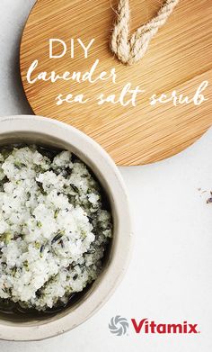 Relaxing essential oils and sea salt provide spa quality results in this exfoliating scrub. Sea Salt Scrub Recipe, Epsom Salt Scrub, Salt Scrub Recipe, Making Cosmetics, Relaxing Essential Oils, Sea Salt Scrubs, Exfoliating Body Scrub, Clear Skin Tips, Scrub Recipe