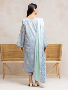 Brand: edenrobe Product: EWU24A1-28215-3PCollection: Allure Lawn Unstitched - Spring Summer CollectionFabric: Lawn DESIGN DETAILS: 3M Printed Lawn Shirt 2.5M Printed Lawn Dupatta 1.8M Dyed Trouser DISCLAIMER:* Lining, Laces, and Tassels are not included in unstitched variants.* Embellishment items in stitched outfits are subject to market availability.* The actual colors of the outfit may vary from the colors being displayed on your device. CARE INSTRUCTIONS: Extra Fabric Has Been Used For Shoot Original Color May Vary Slightly From The Picture Dry Clean Recommended Iron The Clothes At Moderate Temperature Do Not Use Bleach, Or Stain Removing Chemicals Damp Fabric Should Not Be Exposed To Sunlight edenrobe Allure Lawn Spring Summer Collection Authenticity Guaranteed – 100% Original Brand 3 Spring Formal Lawn Suit With Dupatta, Formal Cotton Dupatta, Elegant Fitted Suits With Printed Motifs, Elegant Cotton Suits With Printed Motifs, Elegant Cambric Sets With Printed Motifs, Elegant Formal Lawn Suit With Printed Motifs, Blue Formal Sets With Printed Motifs, Formal Blue Sets With Printed Motifs, Elegant Formal Suit With Printed Motifs