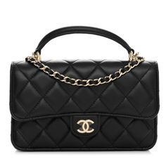 *The First Two Photos Are Stock Photos! This Is Authentic And Will Automatically Be Authenticated At This Price Point. Please Feel Free To Request Specific Photos! Purchased By Me, At Chanel After A Lucky Night In Vegas! I’m Open To Reasonable Offers! This Is An Authentic Chanel Lambskin Quilted Flap Phone Holder. This Chic Mini Crossbody Classic Is Crafted Of Quilted Lambskin Leather In Black. The Bag Features A Leather Top Handle, A Gold Chain Link Leather-Threaded Shoulder Strap And A Facing Mini Crossbody, Clothing Ideas, Leather Interior, Lambskin Leather, Leather Top, Phone Holder, Night In, Chanel Bag, Gold Chain