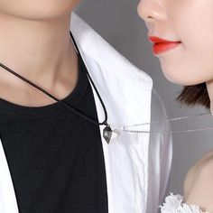 Feature: 100% brand new and high quality. Description: Item Type:Necklace Material:Silvering Steel Product size:60cm(1cm-0.39inch) Color:Black,Silver Packing:2Pcs/Set Necklaces Note: Please allow 1-2cm measuring deviation due to manual measurement. Due to the difference between different monitors, the picture may not reflect the actual color of the item. Thank you! Matching Necklaces For Couples, Wishing Stones, Magnetic Necklace, Couple Necklace, Lovers Necklace, Heart Shaped Necklace, Couple Necklaces, Couple Jewelry, Valentines Necklace