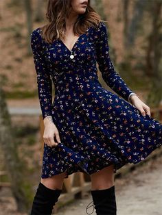 Elegant Casual Dress, Beach Mini Dress, Dress Women Elegant, Womens Fall Dress, Moda Boho, Womens Floral Dress, Vintage Short, Vintage Material, Vestido Casual