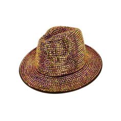 Women's Rhinestone Fedora Wide Brim Hat - a stylish accessory that will take your fashion game to the next level. Perfect for sunny days and outdoor adventures, this hat is designed to keep you protected from the sun while adding a touch of glamour to your look. Crafted with high-quality materials, this fedora hat features a wide brim that provides ample shade, keeping your skin protected from harmful UV rays. The beautiful rhinestone accents on the hat band add a touch of sparkle, making it a g Brown Rhinestone Hat, Headwear Fashion, Womens Fedora, Rhinestone Studs, Wide Brimmed Hats, Hat Band, Brim Hat, Fedora Hat, Wide Brimmed