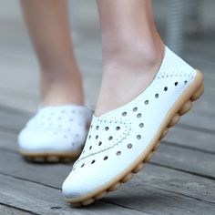 Trinidad Women's Loafer Shoes | Ultrasellershoes.com – Ultra Seller Shoes Flat Loafers, Loafer Shoes Women, Studded Flats, Loafers Online, Faux Leather Heels, Shoe Pattern, Soft Shoes, Women's Flats, Casual Flats