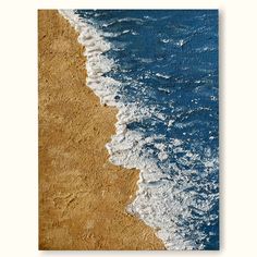 Large 3D Textured Coastal Wall Art  Minimalist Blue abstract painting Beach Canvas Painting 3d Ocean Painting, Sea Texture Painting, Abstract Ocean Art Paintings, Sea Texture Art, Textured Sea Painting, Textured Beach Painting, Beach Texture Painting, Canvas Sea Painting, Sea Abstract