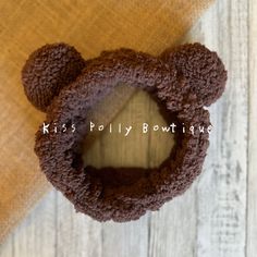 This super cute soft and stretchy Sherpa headband in a rich chocolate color features playful bear ears, adding a whimsical and cozy touch to your look.  Made from luxuriously soft Sherpa fabric, it's perfect for keeping you warm and comfortable while looking stylish.  The deep chocolate hue gives it a sophisticated yet fun vibe, making it an ideal accessory for lounging at home or adding a charming twist to your casual outfits.  With its snug fit and adorable design, this headband is a must-have Bear Ear Headband, Face Wash Headband, Spa Headband, Cute Headbands, Bear Ears, Chocolate Color, Ear Headbands, Cozy Fall, Hair Accessories Headbands