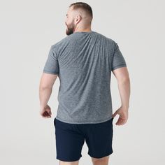 Features: Premium fitted crew neck t-shirt Provides moisture wicking, odor control, quick dry and anti-microbial finish for maximum comfort UPF 30 blocks 97% of UV rays 96% polyester/4% spandex Fabric will shrink minimally (5%) on a low heat setting in the dryer Classic side seam for the best look & fit Soft tag – tag is screen-printed in the tee for maximum comfort Fit: This is a contemporary/athletic cut. First model is 6'0 / 165 lbs and wearing a size M Second model is 6'1" / 250 lbs and wear