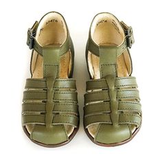 Your mini will love these shoes from The Eugens. Made from high quality leathers and handcrafted in France and Spain. | The Eugéns | Jules T-Strap Sandal, Kaki (Green, Size 23)  |  Maisonette collects the best children’s products from around the world (unlike Zulily, Etsy, The Tot, Farfetch Kids, Childrensalon, Crate and Kids, Kohls, Wayfair, Buy Buy Baby, Nordstroms, Mini Boden, J.Crew Factory, or PotteryBarn Kids), creating a curated shopping experience for you. Think of us as your shortcut to Modern Shoes, Boy Accessories, Retro Designs, Baby Sale, Buy Buy, T Strap Sandals, Buy Buy Baby, Mini Boden, Shoes Booties