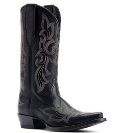 Ariat Women's Jennings Stretch Leather Western Boots | Dillard's Western Leather-lined Heeled Boots For Formal Occasions, Western Snip Toe Heeled Boots In Calf Leather, Western Calf Leather Heeled Boots With Snip Toe, Western Calf Leather Boots With Snip Toe, Western-style Calf Leather Heeled Boots With Snip Toe, Western Snip Toe Calf Leather Boots, Western Snip Toe Heeled Boots For Formal Wear, Western Snip Toe Heeled Boots For Formal Occasions, Western Style Snip Toe Heeled Boots For Formal Occasions