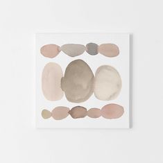 Minimalist Earth Tone Brown and Beige Watercolor Circle Wall Art Print or Canvas - Jetty Home Circle Artwork, Botanical Line Drawing, Watercolor Circles, Bedroom Murals, Circle Wall Art, Square Wall Art, Line Drawings, Circle Art, Detail Art