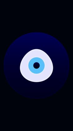 an image of a blue and white disc on a black background with the center circle in the middle