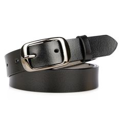 SKUMoB000140CategoryBelt,WomenMaterialSecond Layer CowhideSize Chart Trendy Black Leather Belt Buckles, Trendy Black Leather Belt Buckle, Trendy Adjustable Belts, Casual Black Belt With Buckle Closure, Black Casual Belt With Buckle Closure, Trendy Black Belt With Buckle Closure, Trendy Black Belt With Metal Pin Buckle, Trendy Adjustable Belt Buckles With Removable Belt, Casual Leather Belt Buckles