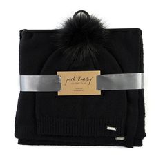 Give the gift of timeless luxury and warmth with this hat and scarf gift set — to yourself or someone special. Essential knitwear set from Jack & Missy® includes a super soft pom hat and cozy stylish scarf, beautifully packaged for easy giving. Monochromatic Jack and Missy hat and scarf set complements your favorite winter looks, and it's made from premium-quality yarn and a faux-fur pom. 75% acrylic/22% nylon/3% spandex. Hand wash warm; dry flat.Features Give the gift of timeless luxury and war Hat And Scarf Set, Back To School Backpacks, Stylish Scarves, Ceramic Necklace, Grey Leopard Print, Hat And Scarf Sets, Timeless Luxury, Hat And Scarf, Accessories Bags Purses