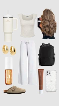 Created by xo_mayparks on Shuffles Outfit Boards, Comfy Outfit, Causal Outfits, Cute Lazy Outfits, Lazy Outfits, School Fits, Lazy Days, Preppy Outfits, College Outfits