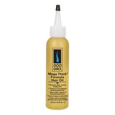 Doo Groo Mega Thick Hair Oil - 4.5 fl oz, Adult Unisex Thick Hair Oil, Hair Thickening Oil, Hair Thickening Remedies, Coconut Milk Conditioner, Thinning Edges, Coconut Milk Shampoo, Healthy Shiny Hair, Thick Hair Growth, Coffee Hair