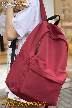 Shipping: Worldwide Express Shipping AvailableDelivery time: 🚚7-15Days Fast ShippingReturns: Fast refund,💯100% Money Back Guarantee.SPECIFICATIONSTechnics: JacquardStyle: FashionSize: Length 32cm,Width 14cm,Heigh45cmRelated 7: Cute school bagRelated 6: Cute backpackRelated 5: school bags for girlsRelated 4: school bags for teenage girlsRelated 3: school bags studentRelated 2: backpack women schoolRelated 18: solid bagRelated 17: Trendy school bagRelated 16: Trendy backpackRelated 15: Kawaii sc Trendy Nylon Bags For Students, Trendy Solid Shoulder Bag For Back To School, Trendy Solid Color Shoulder Bag For Back To School, Solid Color Student Bags For Back To School, Solid Color Backpack Shoulder Bag For School, Trendy School Backpack Shoulder Bag, Trendy Softback Backpack For Back To School, Student Nylon Backpack With Pockets, Student Backpack With Pockets In Nylon