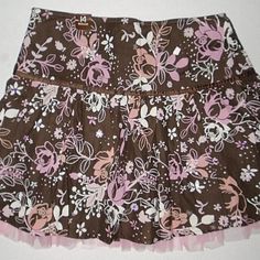 Youth Girls Rare Beautifully Designed Cute Limited Too Fancy Brown Pink Sequins Can Can Floral Print Lined Flared Summer Fun Skirt Size 14. This Skirt Is Way Prettier Than Picture Shows. It Is A Must Have, Will Make A Great Gift. Hard To Find. Will Make A Great Gift. Waist 28" Length 15" Thank You For Looking, Have A Great Day. Brown And Pink 2000s, Brown Clothing Aesthetic, Pink And Brown Outfits, Pink And Brown Outfit, Mini Skirt Aesthetic, Pink Sequin Skirt, 2000s Skirt, Sequins Skirt, Skirt Aesthetic