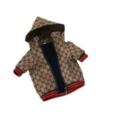 a small child's jacket with a hood