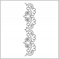 a line drawing with swirls on it