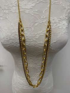 52cm drop  Multi chain necklace Gold Plated Clavicle Chain Necklace For Party, Trendy Multi-strand Charm Necklaces, Gold Clavicle Chain Link Necklace, Party Necklaces With Chunky Chain Links, Chic Metal Necklaces With Snake Chain, Chic Metal Necklace With Snake Chain, Trendy Chain Link Necklaces For Party, Chic Metal Snake Chain Necklaces, Trendy Chain Link Necklace For Party