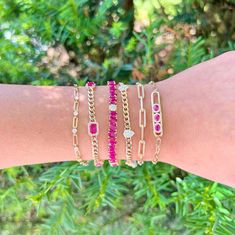 14k GOLD .37 CT GENUINE DIAMONDS 15.72 CT GENUINE RUBIES 6.5" IN LENGTH Slider Bracelet, Bangle Ring, Barbie Collection, Tennis Bracelet, Paper Clip, Earring Necklace, Gold Diamond, Necklaces Bracelets, Bangle Bracelets