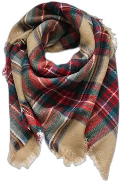 Beige Casual Scarf, Casual Beige Scarf, Plaid Scarves For Cold Weather In Winter, Trendy Beige Winter Scarf, Trendy Beige Scarf For Winter, Casual Fall Outerwear With Scarf, Winter Plaid Scarves One Size, Plaid Winter Scarves One Size, Winter Casual Scarves One Size