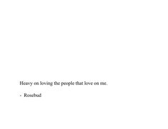 there is a white paper with the words henry on living the people that love me - rosebud