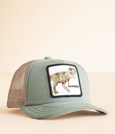 Boys - Goorin Bros. Little Tyrant Trucker Hat - Khaki/Green Green Embroidered patch snapback hat One size fits most. 60% Cotton 40% Polyester. Hand wash cold. Do not bleach. Do not tumble dry. Do not iron. Do not dry clean. Apparel & Accessories > Clothing Accessories > Hats Casual Outdoor Trucker Hat With Embroidered Patch, Casual Outdoor Snapback Hat With Embroidered Patch, Adjustable Trucker Baseball Cap With Letter Patch, Trucker Hat With Letter Patch Snapback, Outdoor Patches Baseball Cap, Snapback Trucker Hat With Logo Patch, Adjustable Snapback Trucker Hat With Logo Patch, Trucker Cap With Letter Patch, Casual Outdoor Snapback Hat With Patches