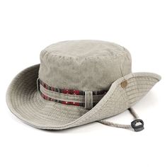 Displaying a colorful striped pattern that further accentuates its look, this unisex cowboy hat is the perfect pick for a variety of outdoor activities such as hunting, fishing, hiking, or when camping. Made from superior quality cotton that ensures better durability, this boonie hat offers optimal protection from the sun, keeping you cool and comfortable for a longer time. Ideal for casual wear, grab this multi-purpose cap today!Specifications Top Type: Flat Style: Casual Pattern Type: striped Adjustable Country Hats For Outdoor, Adjustable Country Style Hats For Outdoor, Adjustable Western Hat For Outdoor Activities, Adjustable Casual Bucket Hat For Camping, Multicolor Brimmed Bucket Hat For Outdoor, Adjustable Western Sun Hat For Outdoor, Khaki Fedora Sun Hat For Outdoor, Casual Bucket Hat For Fishing In Spring, Adjustable Casual Hat Band For Outdoor