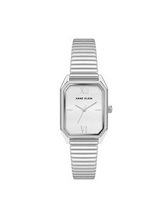 Elegant and refined, this vintage-inspired bracelet watch will add a touch of understated luxe to your wardrobe. Elegant Metal Analog Watch, Classic Metal Bracelet Strap Watches, Classic Jewelry Watch With Rectangular Metal Dial, Classic Jewelry Watch With Metal Rectangular Dial, Timeless Metal Watch Accessories With Metal Dial, Classic Stainless Steel Watch With Bracelet Strap, Classic Metal Watch For Formal Occasions, Timeless Watch With Box Clasp And Round Dial, Timeless Watch With Round Dial And Box Clasp