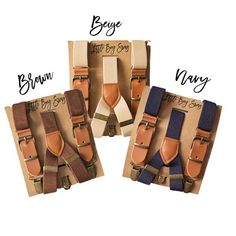 Rustic Leather Suspenders for Ring Bearer/Page Boy Outfit, 1st Birthday Outfit, Cake Smash Outfit Bo Grooms Gifts, Beige Bow Tie, Boy Ring, Ring Bearer Boy, Cake Smash Outfit Boy, Unique Bow Tie, Boys Birthday Outfits, Bearer Outfit, Plaid Bow Tie