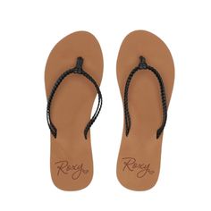 Color: Black Brand: Roxy Sizes: Us 5m, Us 6m, Us 11m Multi-Strap Faux-Leather Upper With Knotted Detail Rubberlon Outsole For Long-Lasting Durability Open Toe Super Soft Eva Footbed With Etched Brand Logo Style: Cabo Costas, Flip Flops, Casual, Boho Condition: New With Tag Roxy Flip-Flops In A Stylish, Low-Profile Design. New With Tags, Excellent Condition. Same/Next Day Shipping Roxy Shoes, Logo Style, Black Flip Flops, Roxy Women, Beach Flip Flops, Flip Flop Shoes, Fashion Logo, Black Faux Leather, Flip Flop