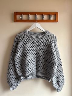 Granny Stitch Sweater Pattern, Crochet Sweater Beginner Pattern, 500 Yard Crochet Patterns, Fast Crochet Sweater Pattern Free, Best Crochet Stitches For Sweaters, Crochet Cardigan Pattern Free 3 Weight Yarn, Chunky Yarn Sweater Pattern Free, Crochet Sweater Women, Crochet Bulky Sweater