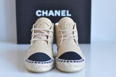 Chanel Espadrilles, Chanel Boots, Chanel Sneakers, Espadrille Sneakers, Chanel Espadrille, Rachel Zoe, Shoe Obsession, Chanel Shoes, Shoe Lover