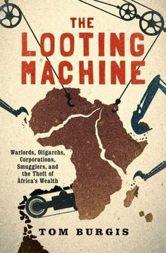 the book cover for the looting machine