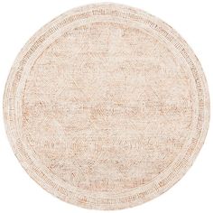 a round rug on a white background