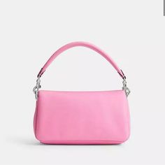 Coach | Bags | Cute Pink Coach Tabby Bag | Poshmark Coach Tabby Bag, Tabby Shoulder Bag, Coach Tabby, Bags Cute, Leather Fabric, Nappa Leather, Cute Pink, Coach Bags, Inside Pocket