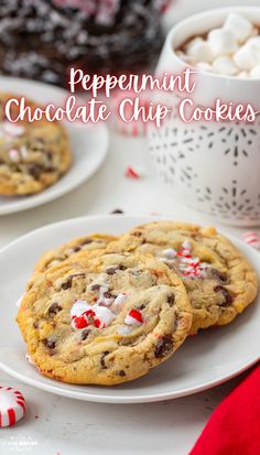 Peppermint Chocolate Chip Cookies are my tested and perfected chocolate chip cookies with added peppermint candies for a wonderful holiday treat!